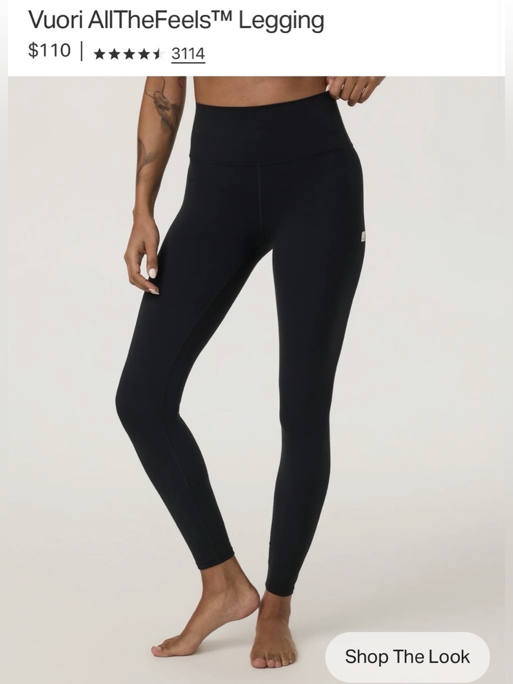 Vuori AllTheFeels leggings- Medium